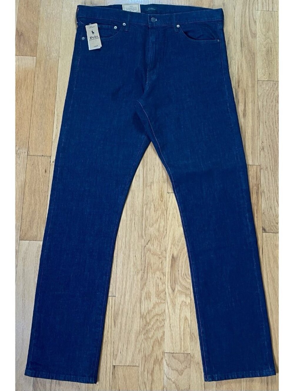Polo Ralph Lauren The Prospect Straight Blue Jeans - Men’s 38Tx36 - NWT $125.00